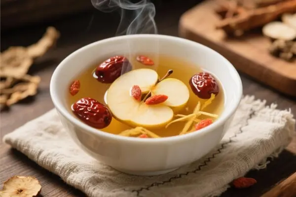 冬日暖身汤推荐：苹果生姜红枣枸杞暖身汤的功效全解析