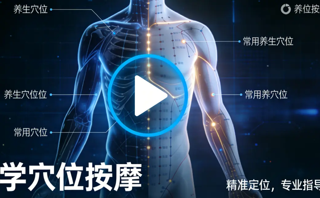 养生按摩：8大黄金穴位按对了，从头到脚养出好体质！